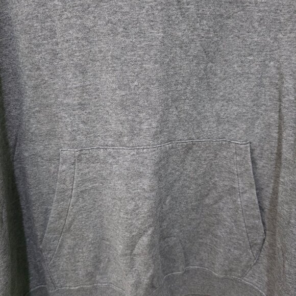 Nike Gray Cowl Neck Hoodie 2X – Cozy Pullover Sweatshirt with Kangaroo Pocket - Picture 3 of 10